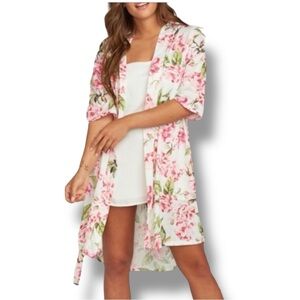 Show Me Your Mumu Floral Kimono Robe OS